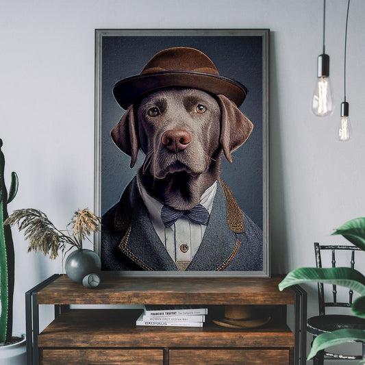 Custom AI Pet Portrait – Digital Download (Printable Wall Art)